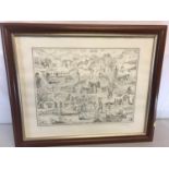 H.O.Ray.Will limited edition 191/300 print titled "Tayside" signed by artist and dated 1989.