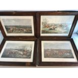 4 Fox hunting scene prints by H. Alken