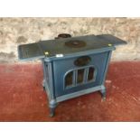 "The MORLEY" Enameled gas burning stove. measures 51x75x43cm.