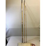 Hardy Bros neo cane Glen Lochy Number 8, Three piece split cane fly rod, NE 5437. Comes with a bag.