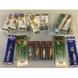 2 Packs of Flicker spinners, 4 Rapala Lures, 2 Abu Garcia drop fish lures & 3 lots of 5 packs of