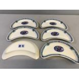 Copeland Spode 6 piece serving set done in an Art Nouveau Form.