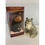 Royal Doulton "Golden Eagle" Whyte & Mackay whisky decanter, Empty and comes with its box.