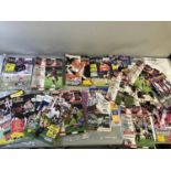 A Large collection of Dunfermline football club (Pars) programs mostly all signed by players, issues