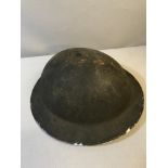 WW2 British helmet with interior straps