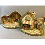 2 Pendelfin display stands "The Kitchen & The fruit shop"