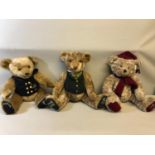 3 Various Harrods Teddies