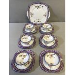 Royal Albert Crown China 19 piece tea set