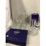 A selection of Edinburgh crystal to include a decanter, 10 various glasses and one other