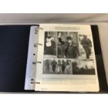 Album full of "The history of WW2" first day covers, stamps & Coin.