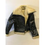 A vintage military pilot style jacket by Kadra products Jedburgh Scotland, size 44