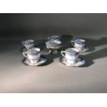 An 11 piece Royal Doulton Arvon tea set