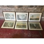 A lot of 6 African lithograph