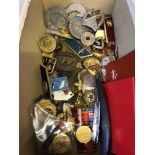 A Lot of Russian military medals, badges and coins etc