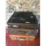 Collection of vintage cases