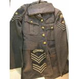 RAF Regiment uniform jacket, together with matching hat and spare badges