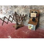 Victorian extending concertina line dryer & Codeg ranch phone