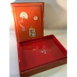 Chinese lacquered and mother of pearl document box