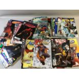 A large collection of Marvel & DC Comics mixed genres