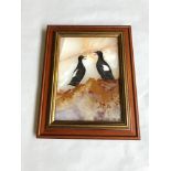 Hand painted Onyx marble by wildlife artist Julie T- Horan