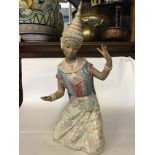 Large Lladro Asian Goddess figurine (Damaged to hand) Measures 44cm in height.