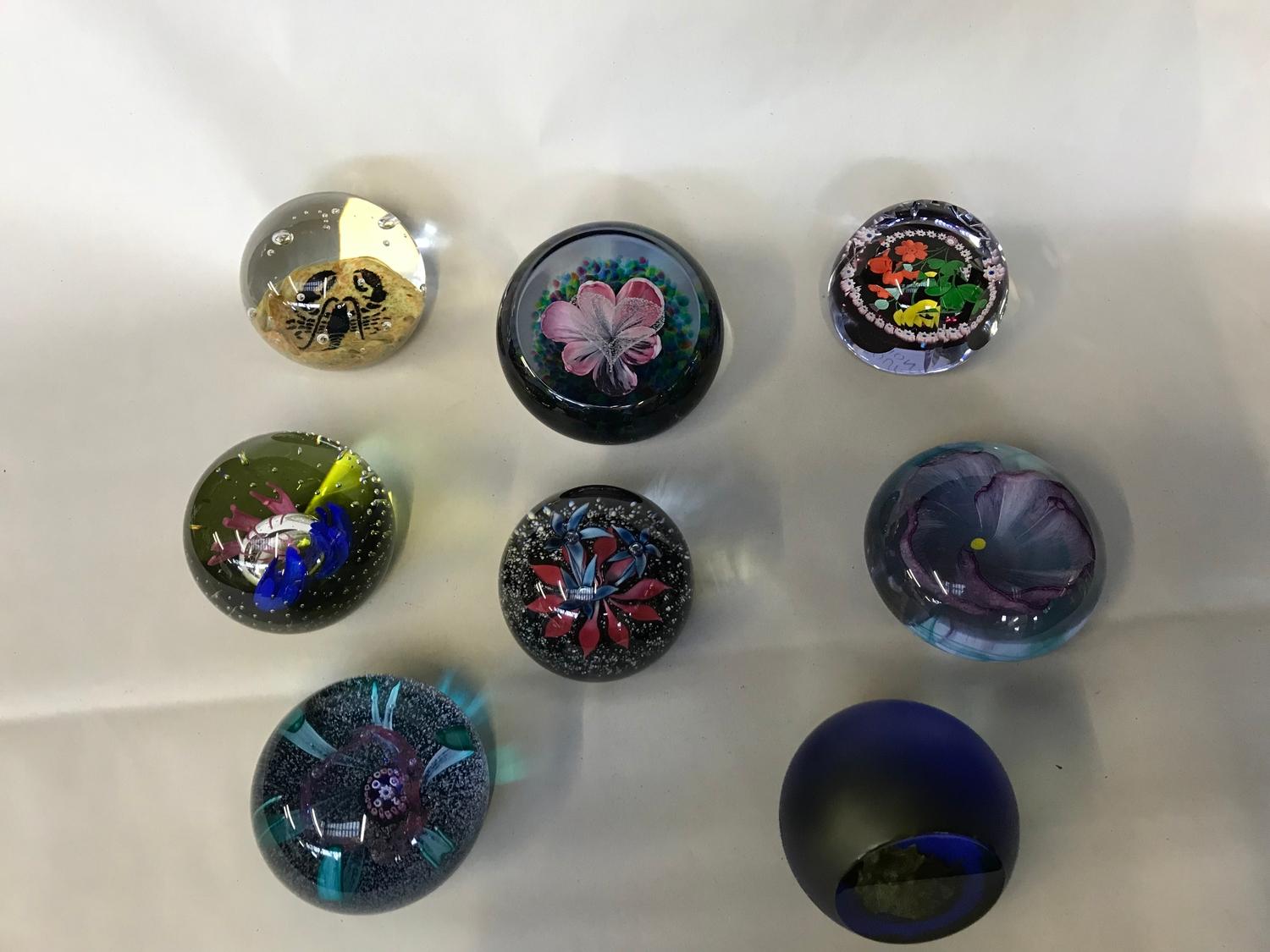 A Collection of 8 Caithness Scottish paperweights, Includes mystic island 21/350, four nations 96/ - Image 2 of 2