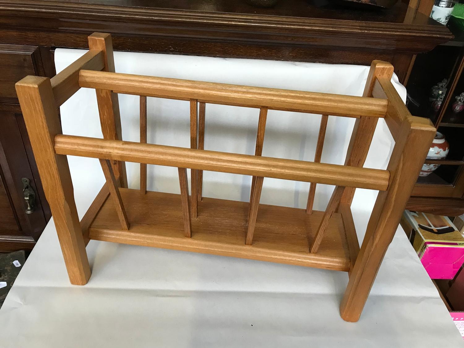 A Savoy magazine rack