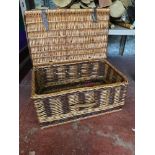 wicker hamper basket