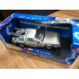 1:18 Scale Back to the Future, DeLorean time machine, Signed by Christopher Lloyd signature to the