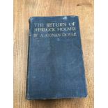 The Return of Sherlock Holmes by A.Conan Doyle. First English edition book. dated 1905. George