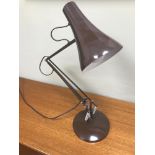 Vintage anglepoise lamp working (Brown)