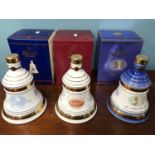 A Lot of 3 Bells Extra special old Scotch whisky decanters, Full sealed and boxed.