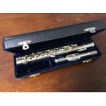 Stagg Flute Piccolo 77FP, Silver plated, comes with original case.