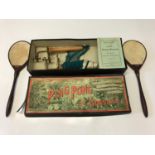 J.Jaques & Son Ltd. The new table game of Ping pong or gossima set in a original box with 2 bats,