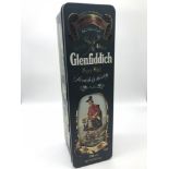 Glenfiddich clan Kennedy 750ml Single malt Pure Malt Scotch Whisky. Full, sealed and with metal