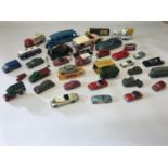 A Collection of various sized models, Which includes makes such as Dinky, Corgi, Spot on, Lesney,