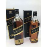 Johnnie Walker 1.125 litre Black label 12 year old whisky Extra Special (full, sealed and boxed),
