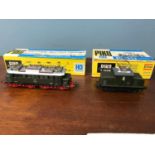 Piko E69 Loco with box together with Piko International loco with box.