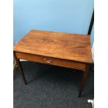 Victorian mahogany writing desk with pull-out drawer and writing slope