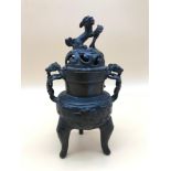 A 19th Century Bronze incense burner.