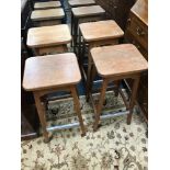 A Lot of 4 hand made vintage stools.