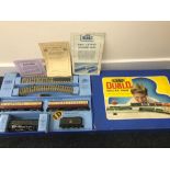 Hornby Dublo Silver King train set, Comes with booklets, Original oil capsol and box.