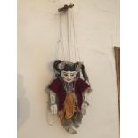 Antique Asian girl puppet.