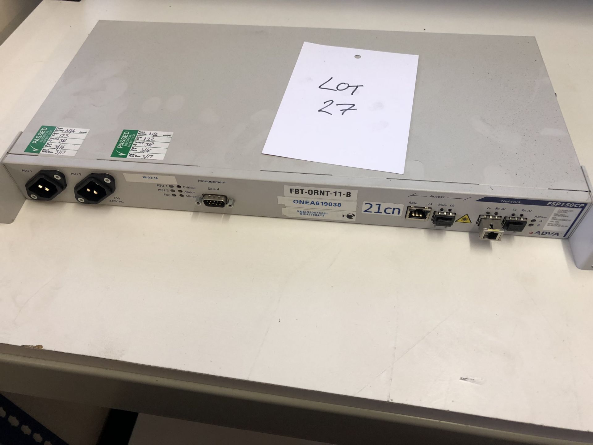 ADVA FSP150CP Network Hub