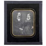 Daguerreotypie von Wilhelm Severin, um 1845 Wilhelm Severin (1809-1888), Steinweg 217, Düsseldorf.