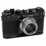Nikon S2 black, Dezember 1954 Nippon Kogaku, Tokyo. Nr. 6135701 (black paint), einige Stellen