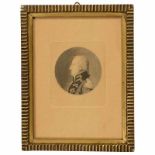 Original Physionotrace, um 1800 Profilportrait: Dess. et. gr. p. Chretien vis du Physionotrace rue