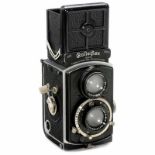 Rolleiflex 4 x 4 mit Tessar 2,8, 1934 Franke & Heidecke, Braunschweig. Nr. 152943, Format 4 x 4