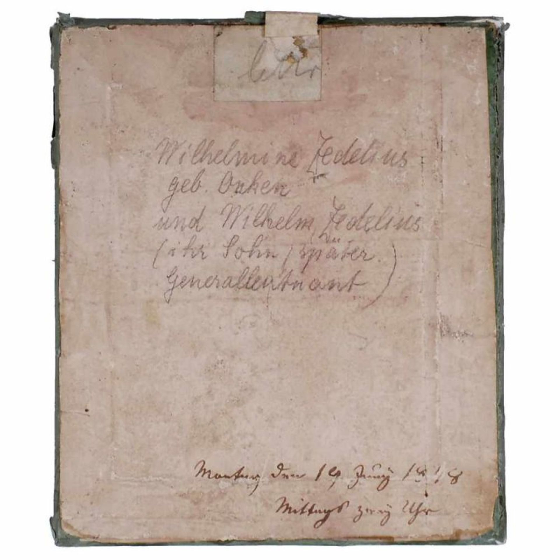 3 Daguerreotypien (Sechstelplatte), um 1845-50 1) Deutsche Daguerreotypie, Ehepaar, etwas schwach - Bild 2 aus 2