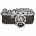 Leica IIIa "MF 696" (Fälschung), 1937 Leitz, Wetzlar. Nr. 252576, Chrom, 0-Gravur, mit Elmar 3,5/5
